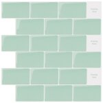 Papier peint autocollant, vert, 30, 530, 5 cm, 1 feuille, sticker mural simple pour la maison, fond tv, ...