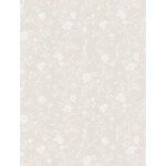 Sanders&sanders - papier peint fleurs beige cr�me clair et blanc