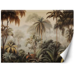 Papier peint for�t tropicale 100x70
