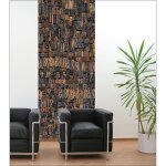 Plage - papier peint intiss dcoratif unique - imprimerie industrielle - 96 cm x 250 cm - lettres d'effet ...