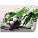 Papier peint match de football 150x105