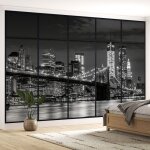 Lumaléa - papier peint panoramique trompe l'oeil verrière - new york - 130 cm x 82 cm Lumaléa - papier peint panoramique trompe l'oeil verrière - new york - 130 cm x 82 cm