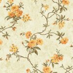 Papier peint texturé 3d série palais jardin rétro vintage 10x0, 53m salon papier fleur orange chaud - ... Papier peint texturé 3d série palais jardin rétro vintage 10x0, 53m salon papier fleur orange chaud - ...