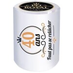 Papier toilette d�cor� - stc - 40 ans - humour - id�e cadeau anniversaire