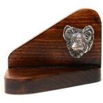 Papillon, Épagneul continental - bougeoir en bois avec chien, photophore, mémorial pour chien par art ... Papillon, Épagneul continental - bougeoir en bois avec chien, photophore, mémorial pour chien par art ...