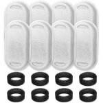 Paquet de 16 filtres de fontaine  eau pour chat et ponges de pr - filtrage compatible pour fontaine ...