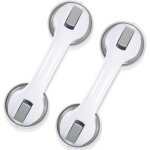 Paquet de 2 barres d'appui pour bain et douche, poign�e de douche, poign�e � ventouse � forte tenue, ...