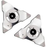 Paquet de 2 lames de rechange pour robot tondeuse  gazon robomow rs ts ms rc tc mc modles en acier ...