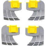 Paquet de 4 brosses � r�curer cyclone r0714400 pour robot nettoyeur de piscine zodiac mx8 elite