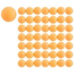 Paquet de 50 balles de ping pong orange sans couture l�g�res durables qualit� sup�rieure