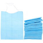 Paquet de 60 bavoirs jetables pour enfants, adultes et personnes �g�es ? imperm�ables et grands