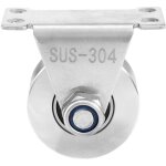 Paquet poulie coulissante u type acier inoxydable roulements � bille roue galet pour rail glissi�re