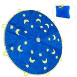 Parachute de balle en sac de saut pour enfants de 1, 8 m de diam�tre, id�al pour les jeux d'ext�rieur. ...