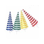 Parasol en acier tnt blanc / jaune 180 vette 05141