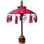 Ancient wisdom - parasol bali home decor - coton - rose - 40cm - vendu par 1