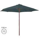 Parasol en bois diamtre 3 vert