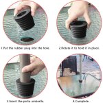 Parasol c�ne angle parapluie prix angle parapluie patio coin protection stabilisateur parapluie parasol ...