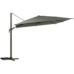 Parasol d�port� rectangulaire inclinable melhia 4x3 m vert laurier - hesp�ride