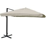 Dcoshop26 - parasol dport pour restauration 3, 5x3, 5m (4, 95m) polyester aluminium / acier 25kg ...