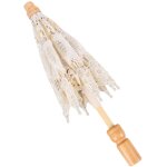 Parasol lgant en dentelle, parapluie dcoratif pour marie, demoiselle d'honneur, en bois et bambou ...