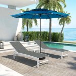 Modfu - parasol de jardin 14, 8 pieds avec manivelle et tête inclinable pour piscine / jardin / pavillon, ... Modfu - parasol de jardin 14, 8 pieds avec manivelle et tête inclinable pour piscine / jardin / pavillon, ...