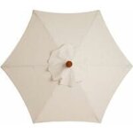 Parasol de jardin avec 6 baleines robustes, parasol de plage, abri de jardin, pour balcon, terrasse, ...