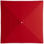 Parasol de jardin carr� en polyester, auvent de rechange pour parasol de march� de 2 m, auvent de rechange ...