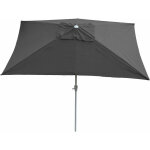 Jamais utilis] parasol n 23, parasol de jardin, 2x3m, rectangulaire, inclinable, polyester / alu 4, ...