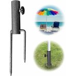 Parasol piquet de sol clou parapluie parasol ancre de sable piquet de parasol fer support de parasol ...
