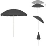 Parasol de plage anthracite 240 cm - parasol de plage - parasol extérieur - parasol inclinable - parasol ... Parasol de plage anthracite 240 cm - parasol de plage - parasol extérieur - parasol inclinable - parasol ...