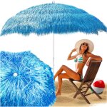 Parasol de plage hawa�en pour balcon terrasse cordes plage bleu