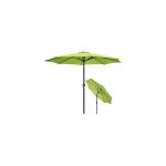 Qfplus - parasol rond inclinable 300 cm vert anis - palermo Qfplus - parasol rond inclinable 300 cm vert anis - palermo