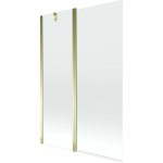 Paravent de baignoire mexen flip à 2 volets 120 x 150 cm, transparent, doré - 894 - 120 - 101 - 50 - ... Paravent de baignoire mexen flip à 2 volets 120 x 150 cm, transparent, doré - 894 - 120 - 101 - 50 - ...