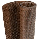 Paravents de balcon 10 pcs?�cran de balcon?brise - vue marron et noir 255x19cm r�sine tress� cfw310778 ...