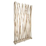 Meubletmoi - paravent h. 180 cm branches de bois de teck brut blanchi - brent 02 Meubletmoi - paravent h. 180 cm branches de bois de teck brut blanchi - brent 02