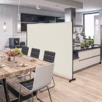 Paravent pour l'int�rieur & l'ext�rieur - 184 x 184 cm � roulettes �cran de confidentialit� brise vue ...