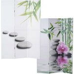 Hhg - jamais utilis] paravent avec motifs t234, paroi de sparation, 180x120cm kho samui