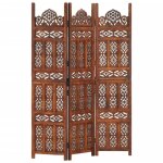 Décoshop26 - paravent séparateur de pièce cloison 3 panneaux 120 x 165cm mdf et bois de manguier avec ... Décoshop26 - paravent séparateur de pièce cloison 3 panneaux 120 x 165cm mdf et bois de manguier avec ...