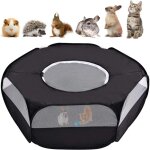 Parc pour petits animaux, tente respirante avec couvercle sup�rieur, tente portable pour chaton, lapin, ...