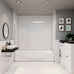Pare baignoire 70x130cm profil� en chrom� brillant