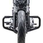 Pare carter craftride mustache ii pare cylindre compatible avec harley davidson softail 18 - 25 noir