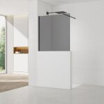 Swiss aqua technologies - pare - muret 110x100cm paroi en verre crystal glass 8 mm anticalcaire, avec ...