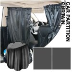 Pare - soleil pour vitres arrire latrales de voiture, rideau occultant, confidentialit et protection ...