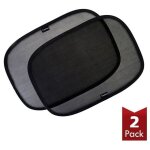 Pare - soleil voiture b�b�, avec protection uv certifi�e (lot de 2) filet de protection solaire auto ...