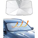Pare - soleil de voiture pliable 142 cm x 80 cm, protection anti - ultraviolets flexible pour pare - ...