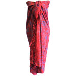 Par�o bali block print - tropical (4 couleurs assorties) - vendu par 1