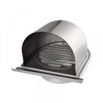Parkside - 130mm grille aeration de ventilation inox, grille de hotte chemine ronde extri, grille d'aration ...