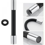 Parkside - 360 bec de robinetterie 50 cm tube de rallonge avec joint, noir, bec de tte anti - claboussures, ...