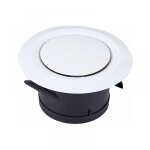 Parkside - bouche d'extraction et d'insufflation d'air �100, 3 griffes articul�es - grille de ventilation ...