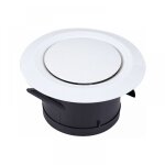 Parkside - bouche d'extraction et d'insufflation d'air �125, 3 griffes articul�es - grille de ventilation ...